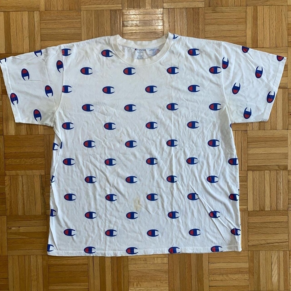 Size 3XL Champion All Over Logo Shirt